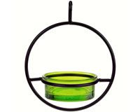 Couronne Co. Sphere Hanger Mealworm Feeder (Glass Color: Lime)