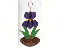 Gift Essentials Stained Glass Decorative Bird Feeder (Style: Stained Glass Iris)